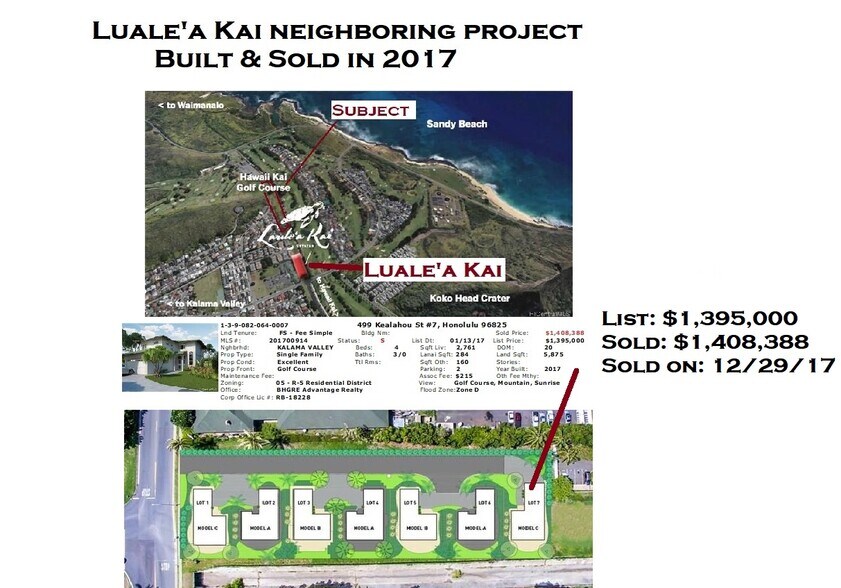 More Photos Of 1285 Mokuhano St, Honolulu Land For Sale