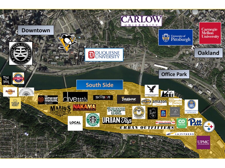 More Photos Of 2000 E Carson St, Pittsburgh Storefront Retail Office For Lease