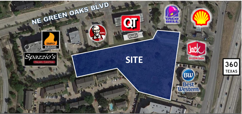 More Photos Of 2803 NE Green Oaks Blvd, Grand Prairie Land For Lease