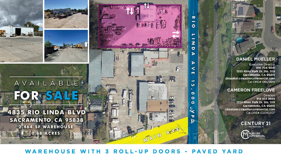 More Photos Of 4835 Rio Linda Blvd, Sacramento Warehouse For Lease