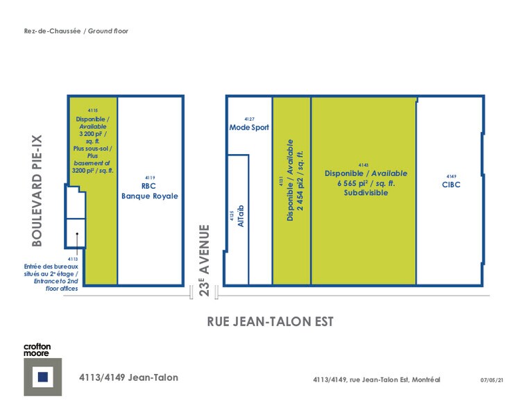 More Photos Of 4113-4119 Rue Jean-Talon E, Montréal Office For Lease