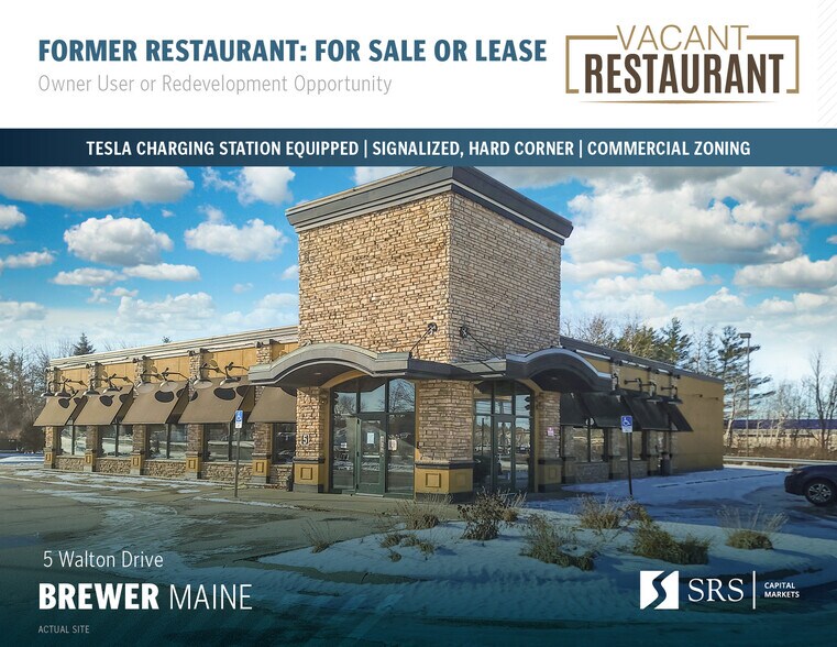 Primary Photo Of 5 Walton Dr, Brewer Restaurant For Sale