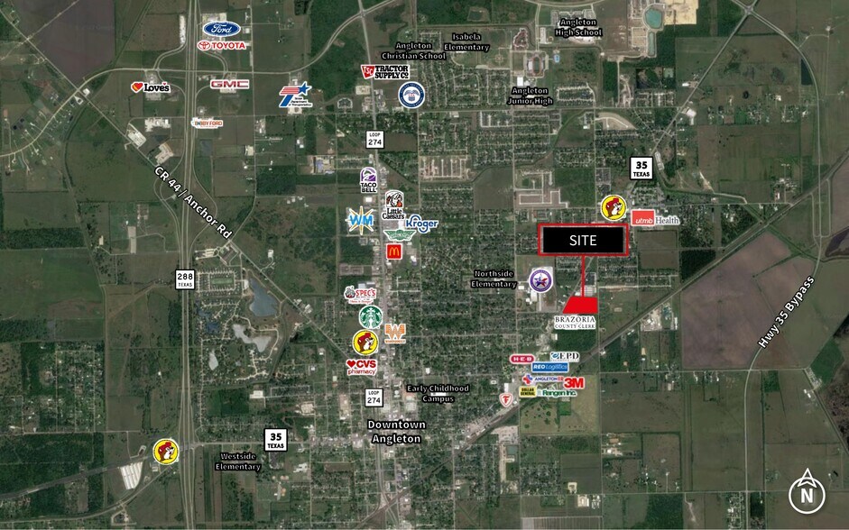 More Photos Of Hwy 35 & Wildcat Dr, Angleton Land For Sale