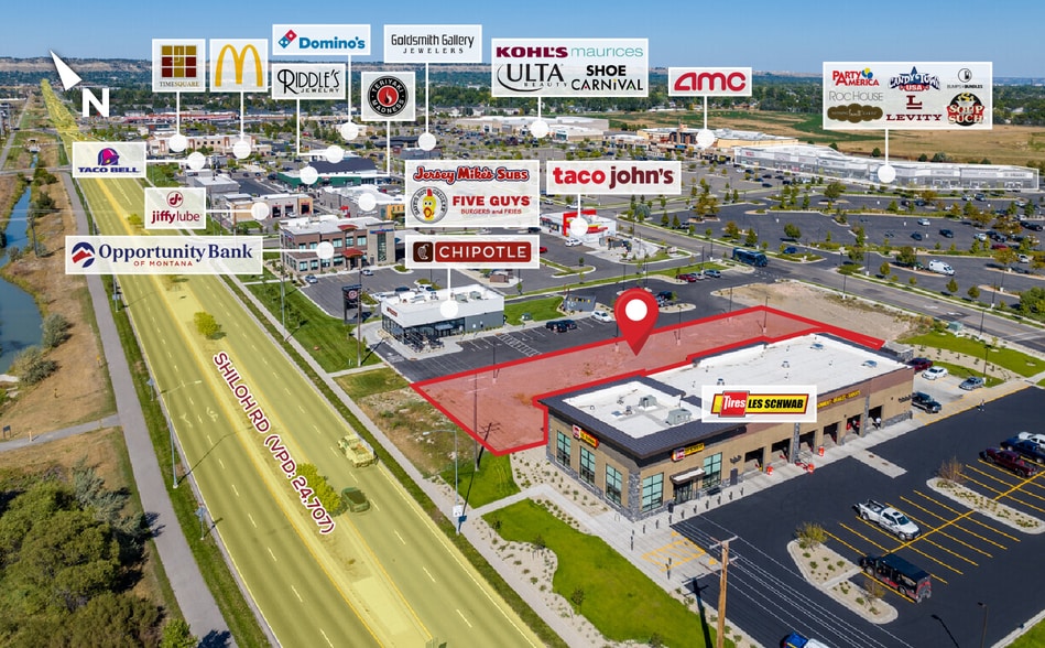 More Photos Of 1312 Shiloh Crossing Blvd, Billings Land For Sale