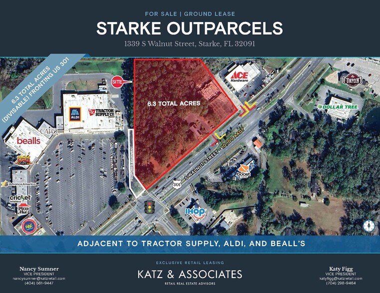 Primary Photo Of 1339 S Walnut St, Starke Land For Sale