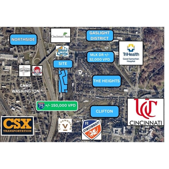 Primary Photo Of 2934 Central Parkway, Cincinnati Land For Sale