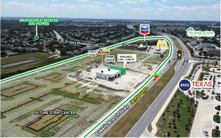 More Photos Of 1305 E Wells Branch Pky, Pflugerville Storefront For Lease
