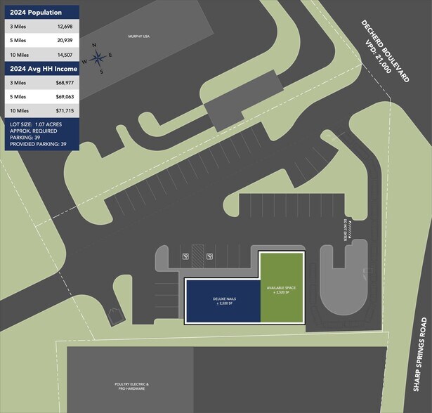 More Photos Of 2585 Decherd Blvd, Decherd Storefront For Lease