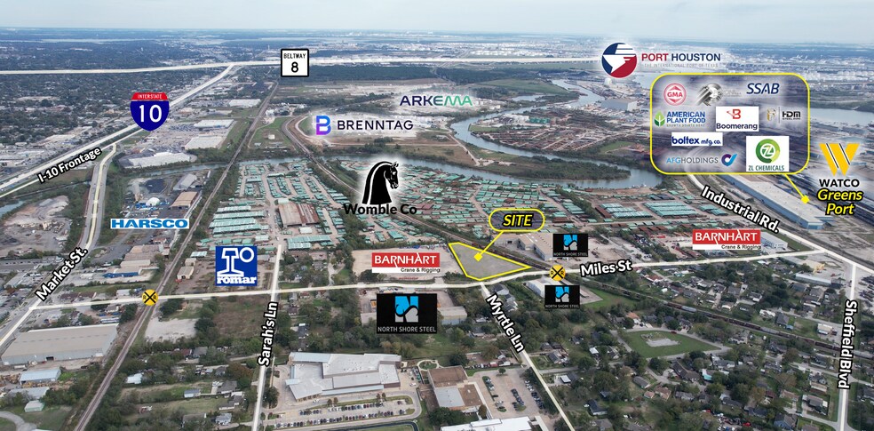 Primary Photo Of 1500 Miles Street, Houston Land For Sale