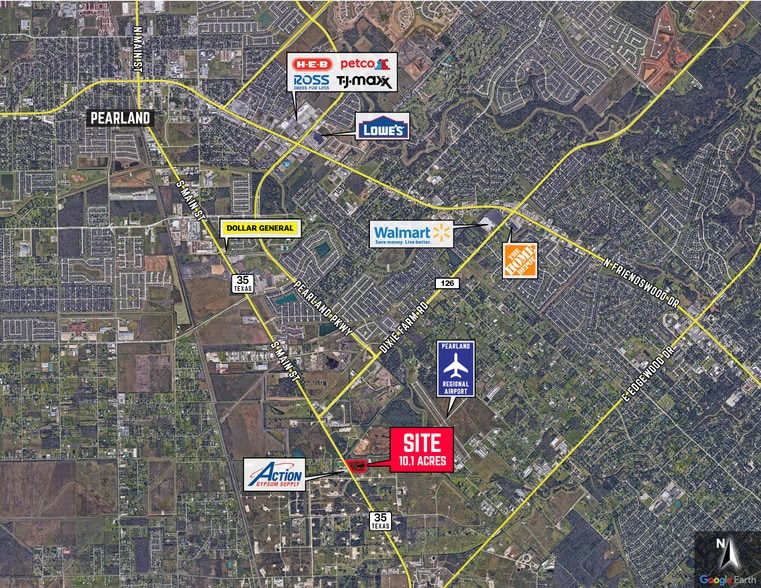 More Photos Of Hwy 35 & S Main St, Pearland Land For Sale