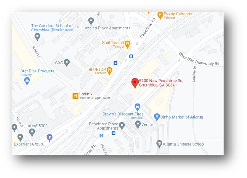 More Photos Of 5400 New Peachtree Rd, Atlanta Showroom For Lease