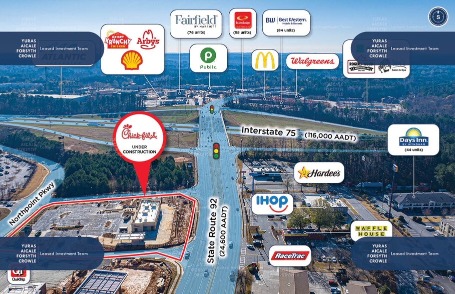 More Photos Of 1130 Georgia 92, Acworth Fast Food For Sale