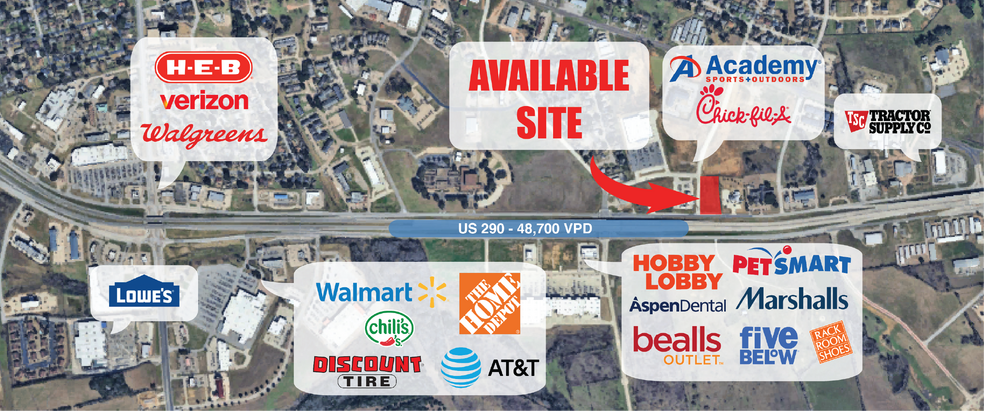 Primary Photo Of US Highway 290 East, Brenham Land For Lease