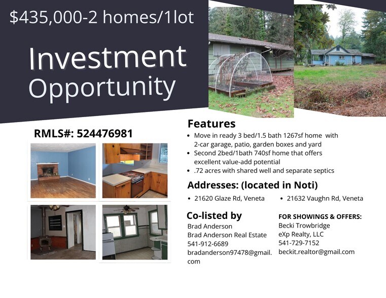 More Photos Of 21620 Glaze Rd, Veneta Multifamily For Sale