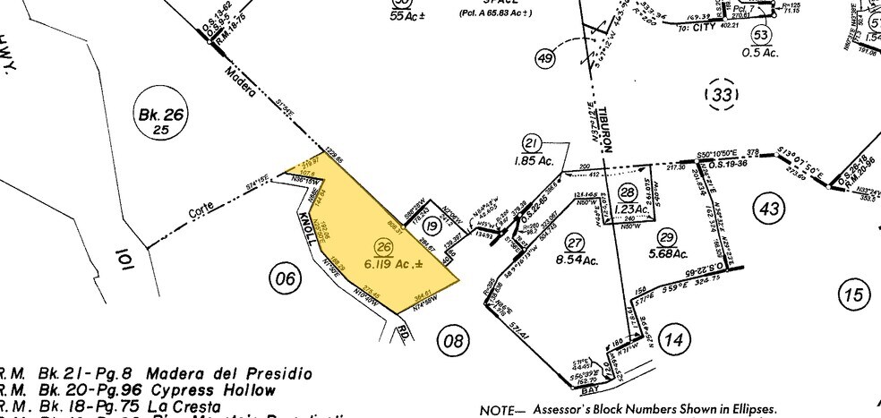 More Photos Of 70 North Knoll, Mill Valley Land For Sale