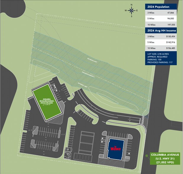 More Photos Of 1726 Columbia Ave, Franklin Land For Lease