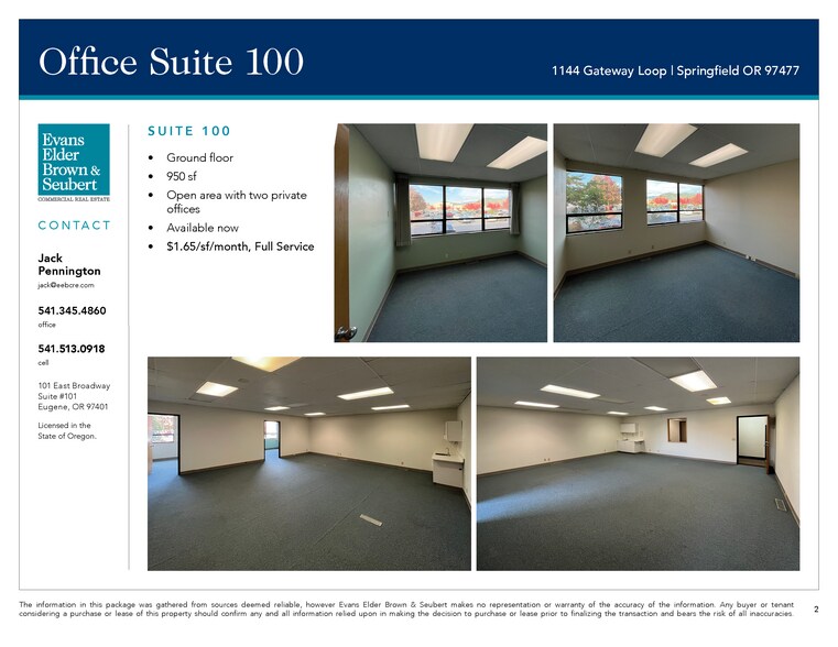 More Photos Of 1144 Gateway Loop, Springfield Office For Lease