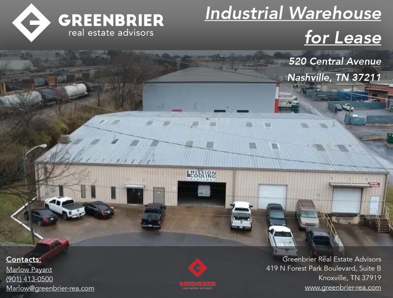 Primary Photo Of 520 Central Ave, Nashville Warehouse For Lease
