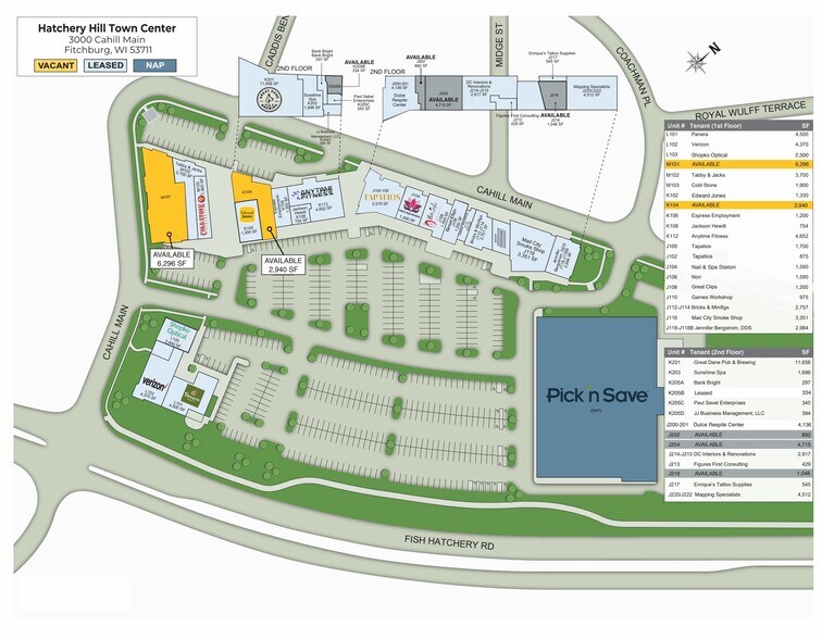 More Photos Of 2990-3000 Cahill Main, Madison General Retail For Lease