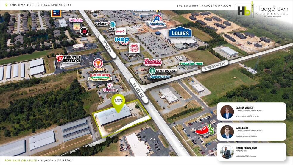 More Photos Of 3785 Hwy 412, Siloam Springs Freestanding For Sale