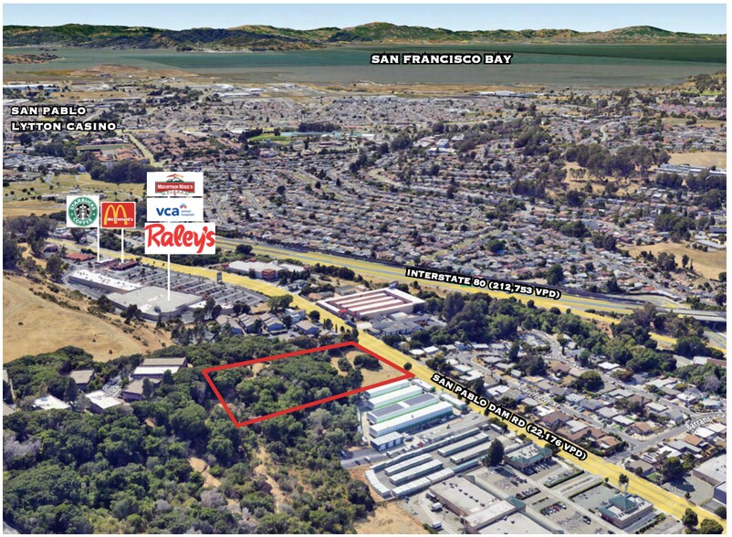 More Photos Of 3436-3440 San Pablo Dam Rd, San Pablo Land For Sale