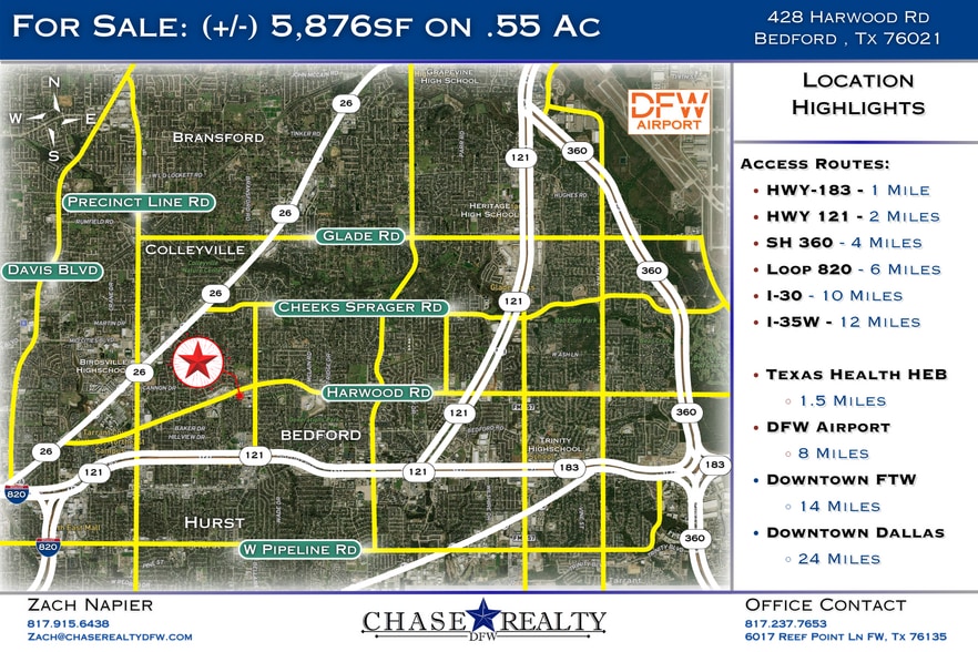 More Photos Of 428 Harwood Rd, Bedford Medical For Sale
