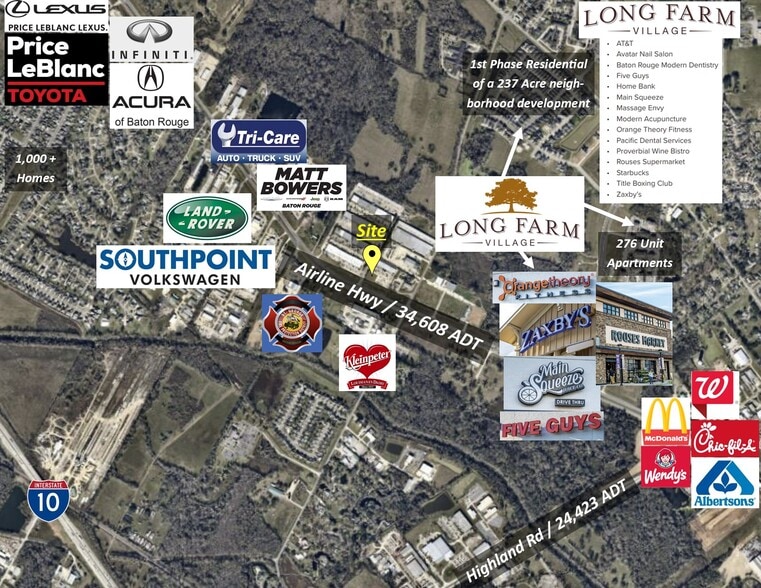 More Photos Of 14221 Airline Hwy, Baton Rouge Land For Sale