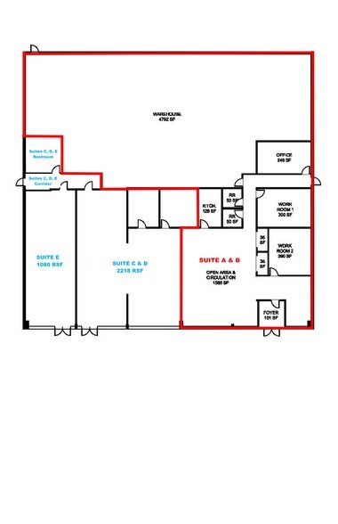 More Photos Of 2800 W 70th St, Shreveport Flex For Lease