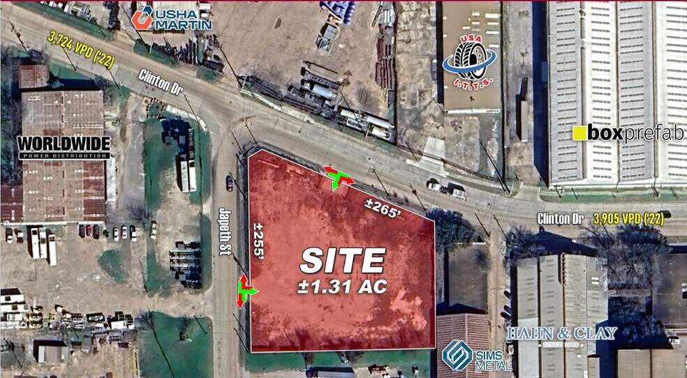 Primary Photo Of 4816-4818 Clinton Dr, Houston Land For Sale