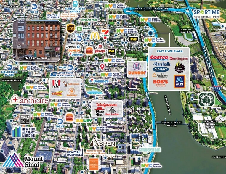 More Photos Of 2149 2nd Ave, New York Apartments For Sale