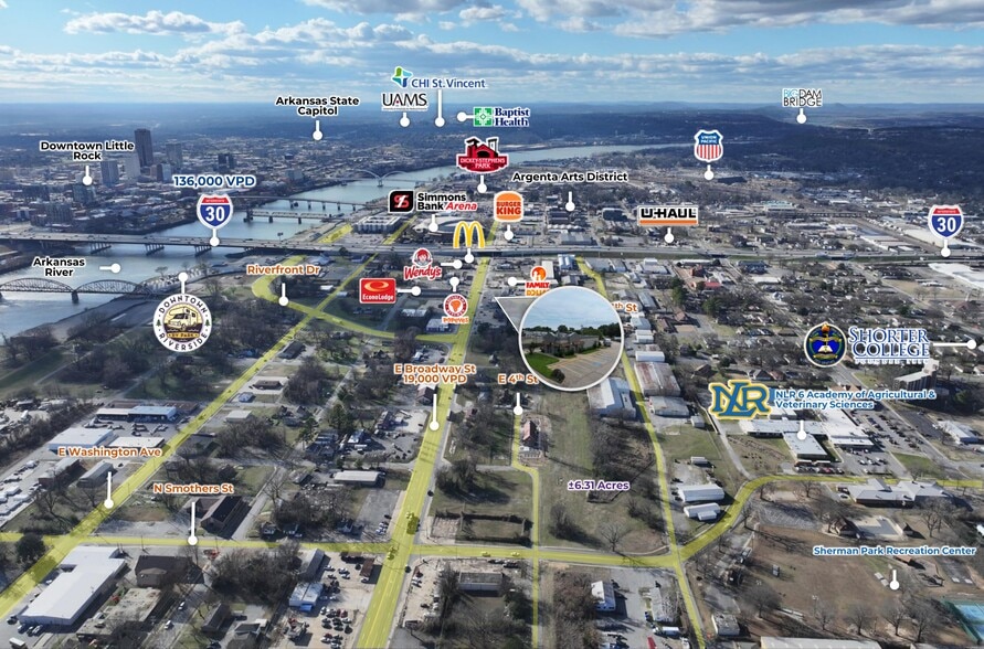 More Photos Of 901 E Broadway St, North Little Rock General Retail For Sale