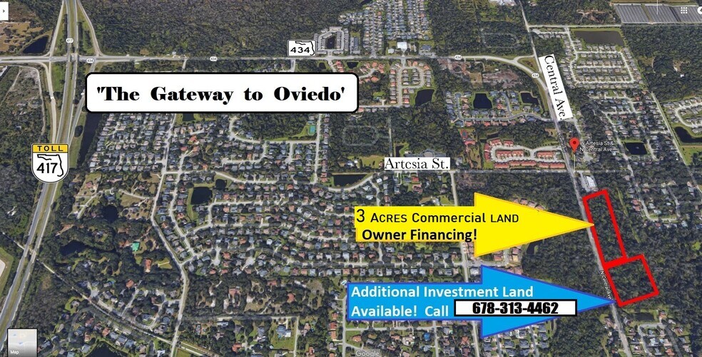 Primary Photo Of 970 North Central ave, Oviedo Land For Sale