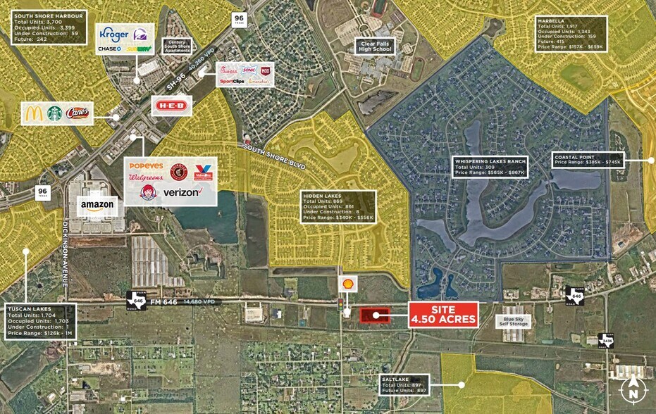 Primary Photo Of FM 646, League City Land For Sale