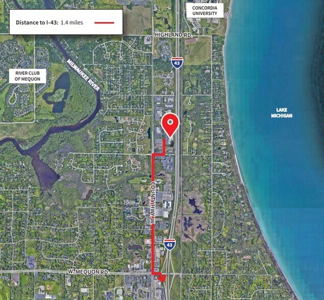 More Photos Of 12080 N Corporate Pky, Mequon Office For Lease