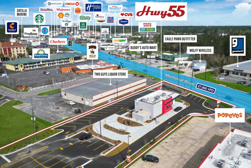 More Photos Of 2102 Memorial Dr, Waycross Fast Food For Sale