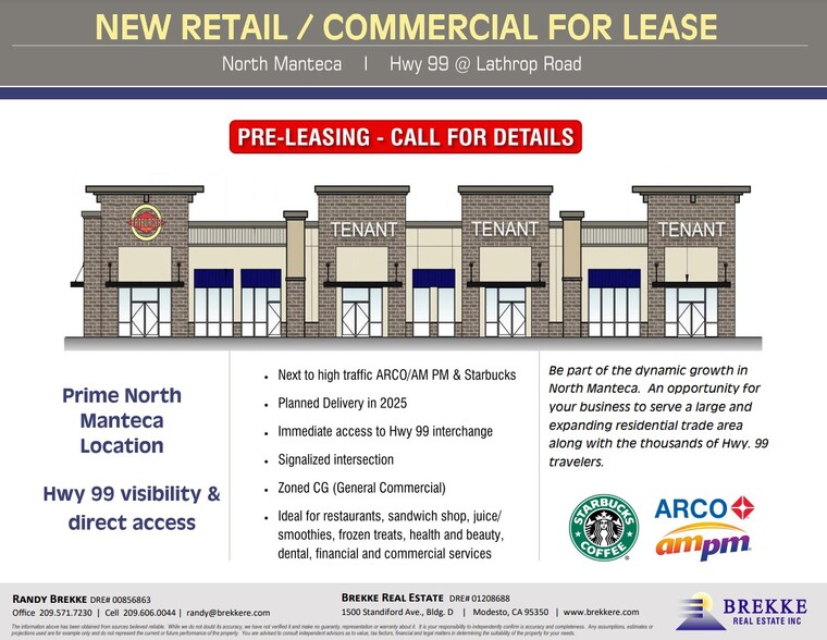 Primary Photo Of Hwy 99 & Lathrop Rd, Manteca General Retail For Lease