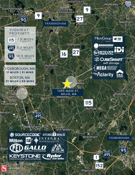 More Photos Of 1465 Main St, Millis-Clicquot Warehouse For Lease