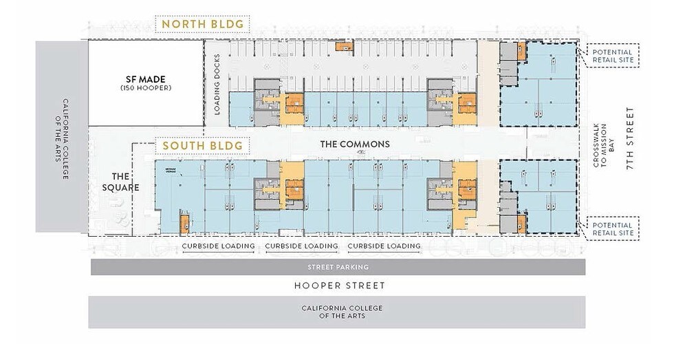 More Photos Of 150 Hooper St, San Francisco Light Manufacturing For Lease