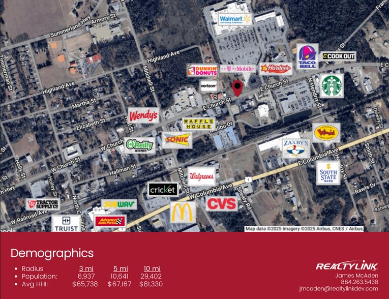 Primary Photo Of 107 W Church St, Batesburg-Leesville Land For Lease