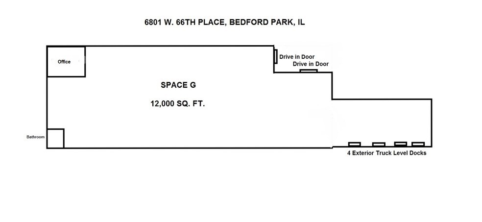 More Photos Of 6801 W 66th Pl, Bedford Park Warehouse For Lease