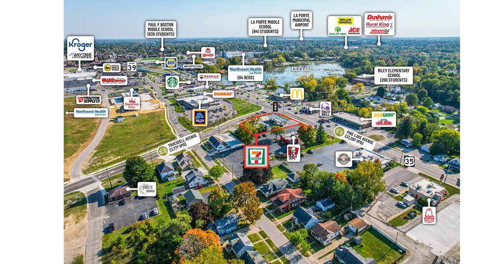 More Photos Of 201 Pine Lake Ave, La Porte Convenience Store For Sale