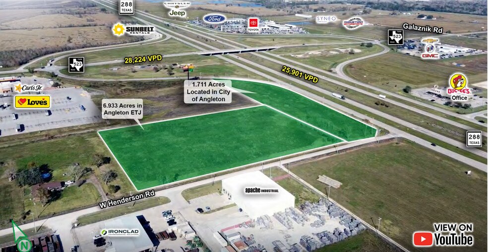 Primary Photo Of 40290 HWY 288, Angleton Land For Sale