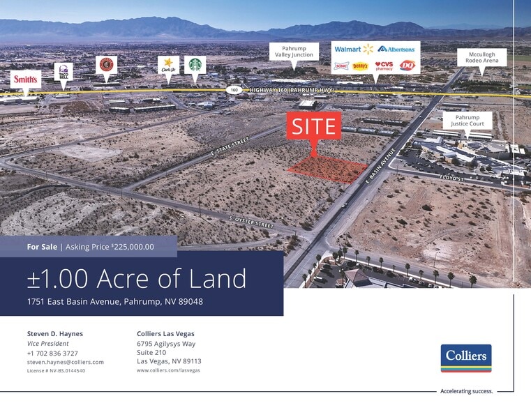 Primary Photo Of 1751 E. Basin, Pahrump Land For Sale