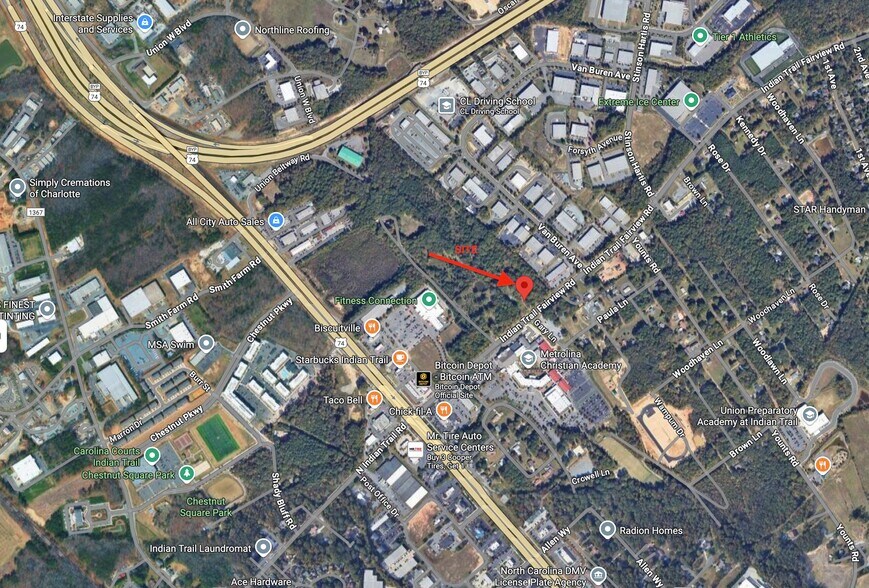 More Photos Of 4113 Indian Trail Fairview Rd, Indian Trail General Retail For Lease