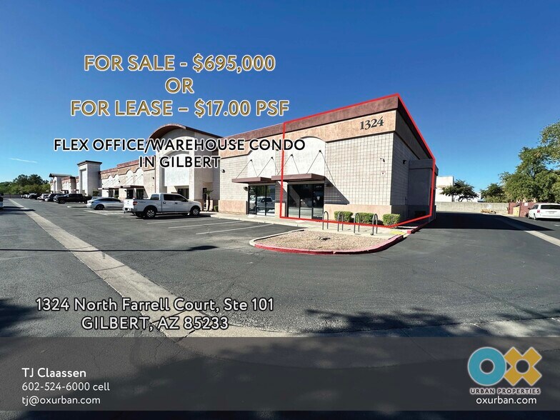 Primary Photo Of 1324 N Farrell Ct, Gilbert Warehouse For Sale