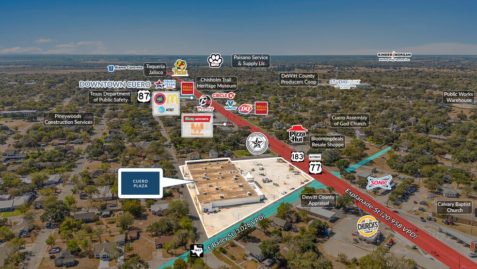 More Photos Of 1100-1161 N Esplanade St, Cuero Storefront For Sale