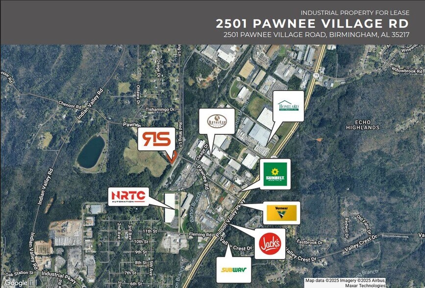 More Photos Of 2501-2509 Pawnee Village Rd, Birmingham Warehouse For Lease