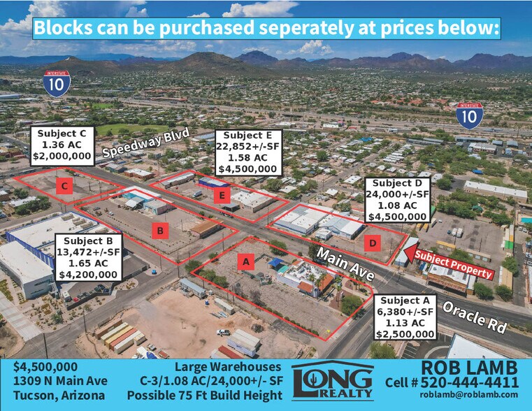 More Photos Of 1309 N Main Ave, Tucson Warehouse For Sale