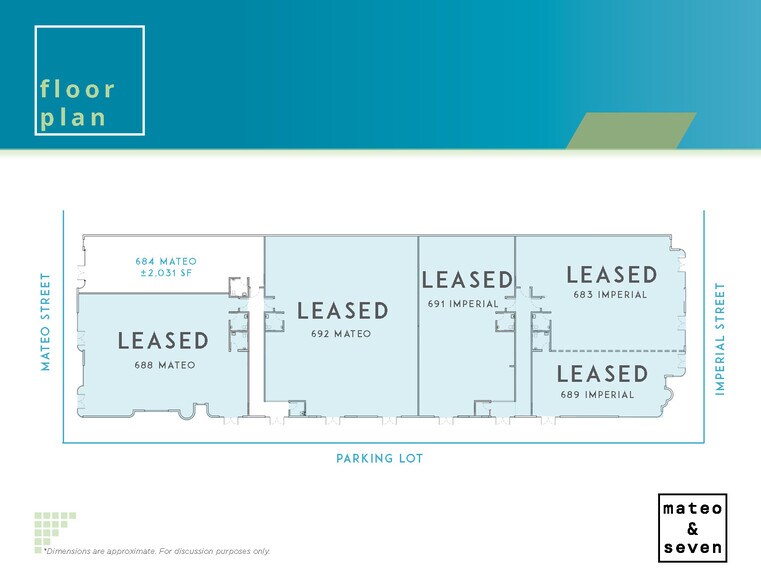 More Photos Of 684 Mateo St, Los Angeles Storefront Retail Office For Lease
