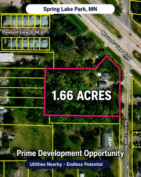 Primary Photo Of 8054 Spring Lake Rd NE, Spring Lake Park Land For Sale
